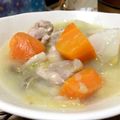 ぎっこ♬'s cooksnap of when they made 香味ペーストで簡単！鶏団子のスープ.