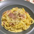 クックZ1YNAP☆'s cooksnap of when they made 【簡単】カルボナーラ【一人分】.
