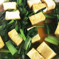 SORxSIR's cooksnap of when they made 超簡単！！厚揚げと小松菜の煮浸し.