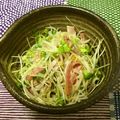 おはなすき's cooksnap of when they made お財布の味方!もやしとカイワレのサラダ.