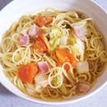 kumaya3224's cooksnap of when they made 色々野菜とベーコンのバター醤油パスタ.