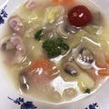 rieko0505's cooksnap of when they made ほっこリ☆塩麹スープ.