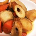 しずく８'s cooksnap of when they made 里芋と竹輪の煮物.