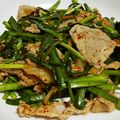 たらこ定食's cooksnap of when they made 豚肉ニラのキムチ炒め♪簡単豚キムチ.