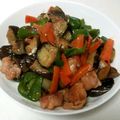 ポニーリボン's cooksnap of when they made 美味！鶏ももと茄子の照り焼き♪.