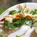 mantacarp's cooksnap of when they made 簡単★水菜とささみのさっぱりサラダ.