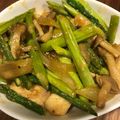 ひよこのけ's cooksnap of when they made 鶏むね肉＆アスパラ☆カレー炒め.