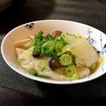 misatona's cooksnap of when they made 5分で出来る餃子生姜スープ♡.
