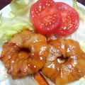 ケロかよ's cooksnap of when they made 酢豚のパイナップルは好きですか？　はい♪.