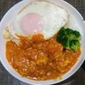 うるめ母ちゃん's cooksnap of when they made カレー粉でバターチキンカレー.