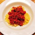 yamasyu25's cooksnap of when they made 食べ応えあり★ 簡単トマトラグーパスタ.