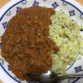 私は苺大福's cooksnap of when they made カレーにはターメリックライスでしょ♪.