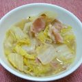shiratori's cooksnap of when they made 白菜とベーコンのコンソメ煮.
