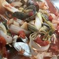 smile_to_U's cooksnap of when they made ＊レンジで♫あさりと春野菜のトマト蒸し＊.