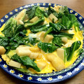 YUKIKI☆'s cooksnap of when they made 油揚げとタケノコの玉子丼.
