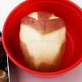 かぼちゃちーず's cooksnap of when they made ルパンレンジャーのりんごの飾り切り.