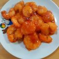 ちーゆづアーちゃん☆'s cooksnap of when they made お弁当に☆調味料2つの簡単エビチリ.