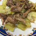 ちーぱっくん's cooksnap of when they made 豚バラ肉ときゃべつのオイマヨしょうゆ炒め.