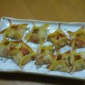 リスのしっぽ's cooksnap of when they made 3step！餃子の皮de“包みピザ”.