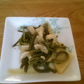 ☆クックあられ☆'s cooksnap of when they made わらびと筍の煮物.