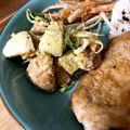 海月。。's cooksnap of when they made 新じゃがと照り焼きチキンの和デリ風サラダ.