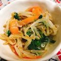 amnママ's cooksnap of when they made ☆簡単！やみつき！もやしナムル☆.