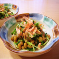 runa10's cooksnap of when they made 簡単ヘルシー☆豆苗と桜えびの納豆あえ♪.