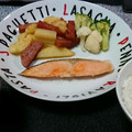 2児ママみきてぃ's cooksnap of when they made 鮭の酒蒸し:-).
