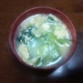 クックZ4AQ75☆'s cooksnap of when they made 【減量中】簡単チンゲン菜スープ.