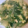 クックQNOM99☆'s cooksnap of when they made 簡単 水菜のピリ辛スープ.