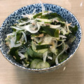 にーにみみ's cooksnap of when they made きゅうりとわかめと新玉の和え物.