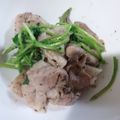 ふぁんたにゃん's cooksnap of when they made 豚肉とクレソンのレモンバター炒め.