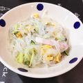 ☆そうMαMα☆'s cooksnap of when they made 簡単♪そうめんの酢の物☆ﾊﾑ玉子ｷｭｳﾘ.