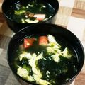 ゆこPIN's cooksnap of when they made ■簡単朝昼■かにかま卵わかめスープ減量夜.