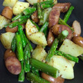 piro0707's cooksnap of when they made 新じゃがとアスパラのマスタードマヨ炒め.