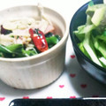 キャラメグ♪'s cooksnap of when they made 菜の花とえのき茸のペペロンチーノ風炒め.
