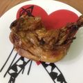 tyanncyonn's cooksnap of when they made ＊クリスマス＊　クリスマスチキン (ローストチキン ～骨付き鶏もも肉のロースト).