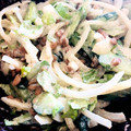  しー's cooksnap of when they made きゅうりと玉ねぎの納豆サラダ.