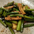 ぽぽりん's cooksnap of when they made ニンニクの芽と油揚げ☆焼き肉のタレ炒め.