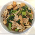 クックHC1NZR☆'s cooksnap of when they made ☆小松菜と豚肉と厚揚げの煮浸し☆.