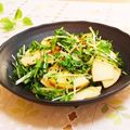 旦那は皿洗い's cooksnap of when they made さっぱり♪林檎と水菜のサラダ.