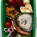 クックKE36OE☆'s cooksnap of when they made キャラ弁簡単かわいい☆昆布頭のおにぎり君.