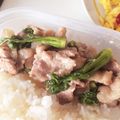 らんあい's cooksnap of when they made こしあぶらと豚バラの味噌炒め.