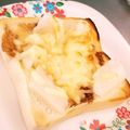 choco831's cooksnap of when they made ☆餅チーズ焦がしバター醤油トースト☆.