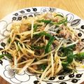 Jinko15's cooksnap of when they made 豚ともやしとピーマンの黒こしょう炒め.