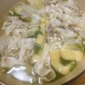 そらてんママ's cooksnap of when they made 簡単♪水菜と大根のシンプル鍋.