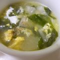 そらてんママ's cooksnap of when they made わかたまスープ.