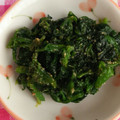 るるそら's cooksnap of when they made ほうれん草のごまあえ.
