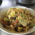 hhan222's cooksnap of when they made しめじエリンギとキャベツの卵炒め☆.