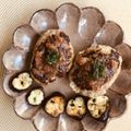 ちーーーママ's cooksnap of when they made 梅と大葉の餡かけ〜和風ハンバーグ.
